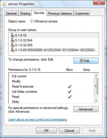 Remove Administrator Permission Windows Vista