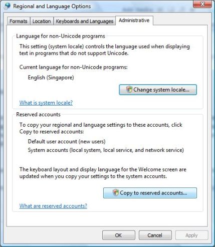 Vista Premium Change Display Language